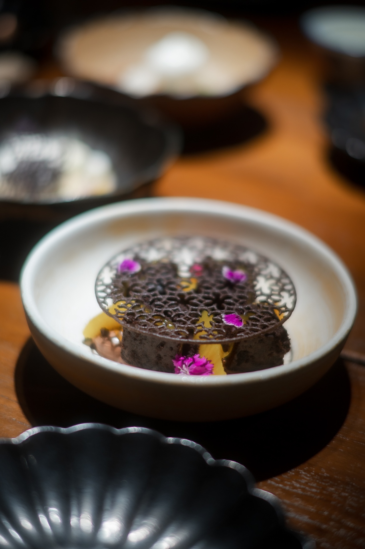 Dessert, plated with intent