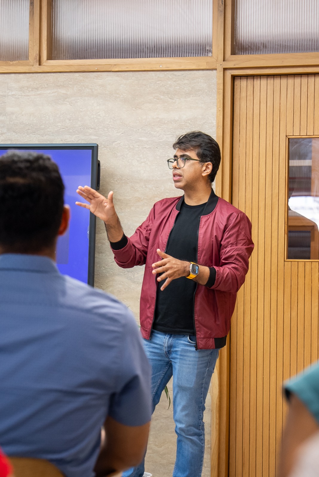 The room mid session at Miles Ahead Delhi