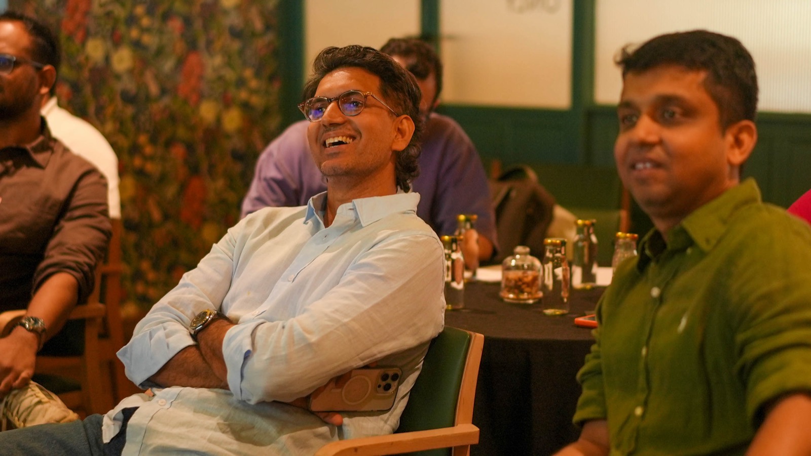Attendees laughing during a session at Miles Ahead Mumbai