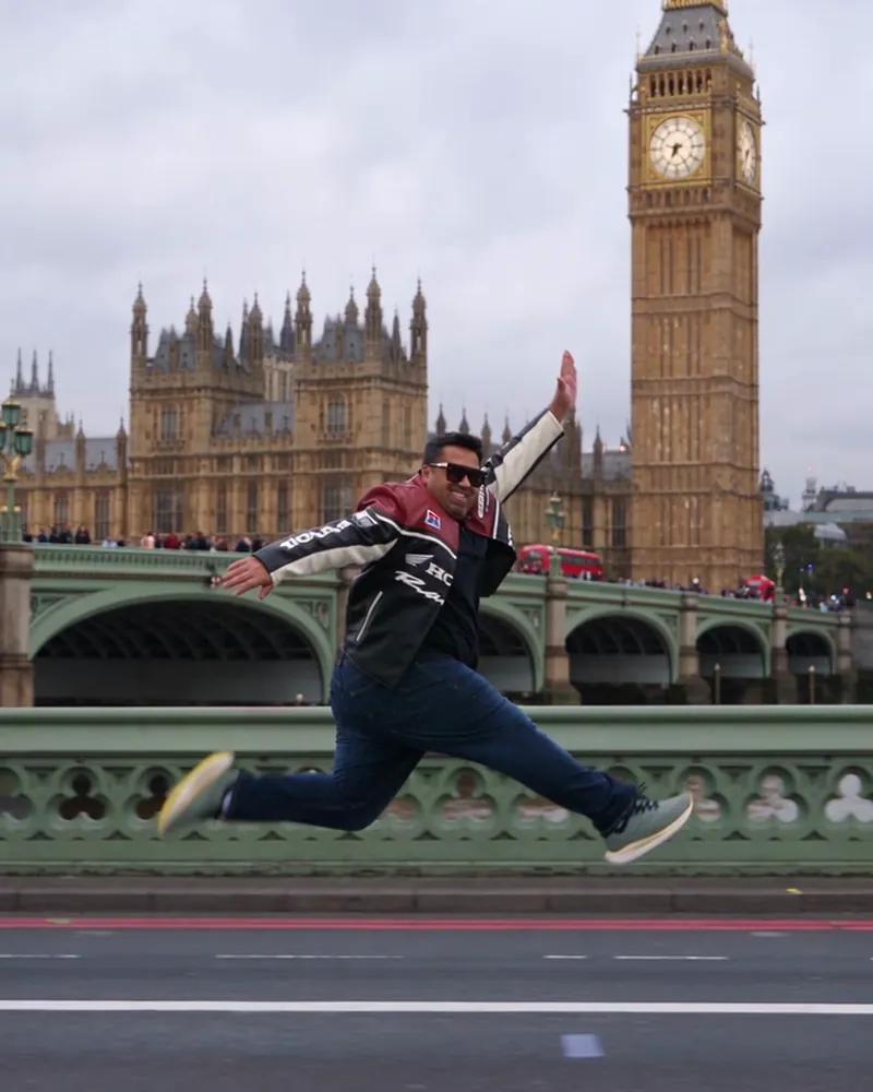 Aadil at Big Ben, London