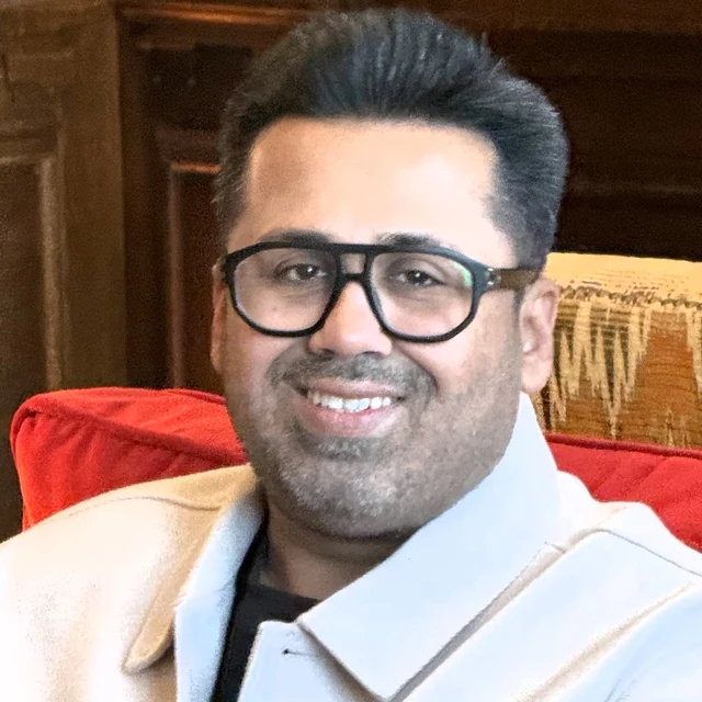 Aadil Bandukwala, co-founder and host of The Great Indian Points & Miles Show, at Raffles London